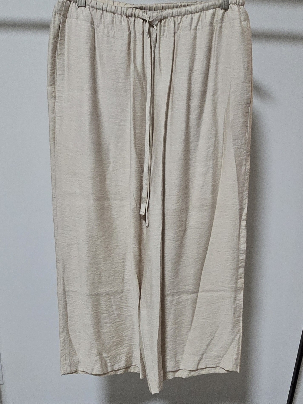 Vince Camuto Cream Wide-Leg Pants
